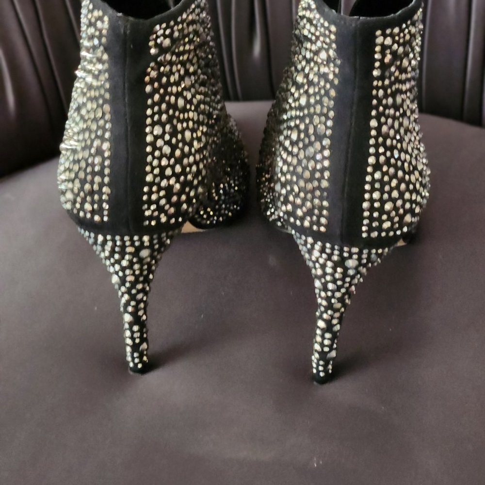 Black Studded Ankle Boot - image 4